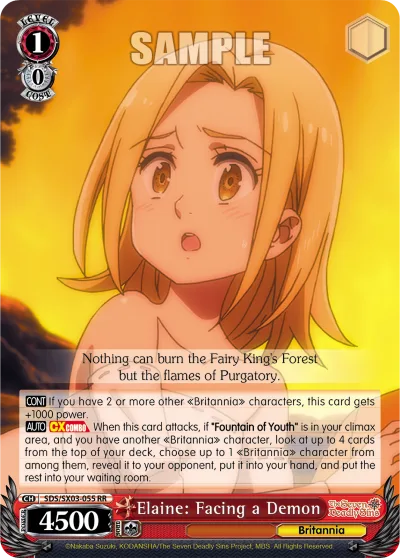 Elaine: Facing a Demon