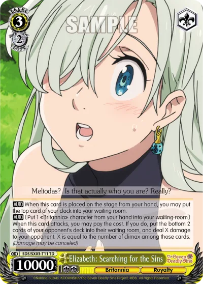 Elizabeth: Searching for the Sins