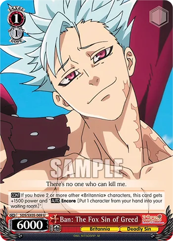 Ban: The Fox Sin of Greed