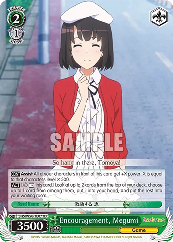 Encouragement, Megumi