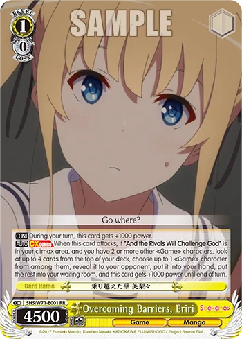 Overcoming Barriers, Eriri