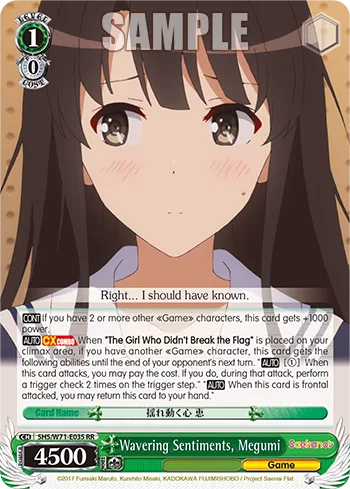 Wavering Sentiments, Megumi