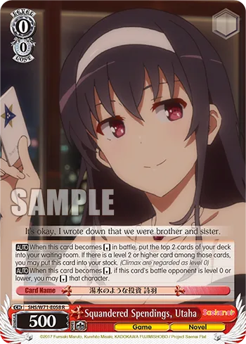 Squandered Spendings, Utaha