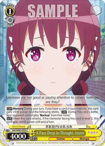 A Face Deep in Thought, Izumi