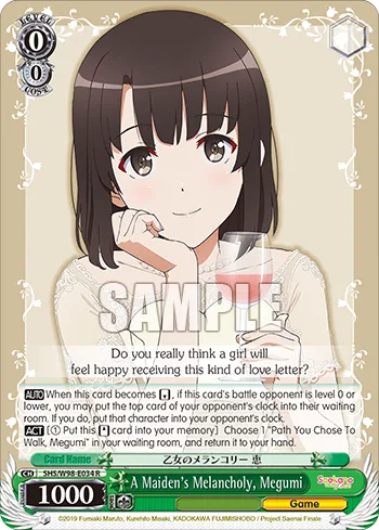 A Maiden's Melancholy, Megumi