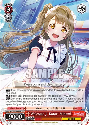 Welcome Kotori Minami