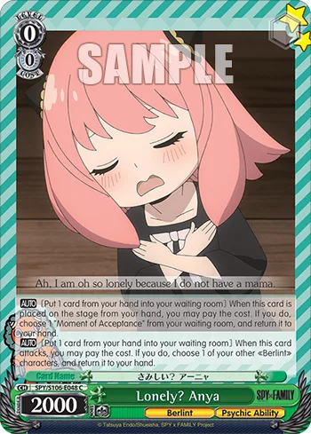 Lonely? Anya