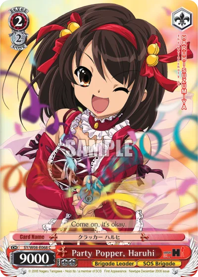 Party Popper, Haruhi