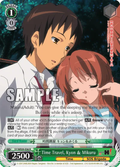 Time Travel, Kyon & Mikuru