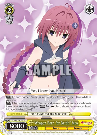 ""Weapon Born for Battle"" Mea