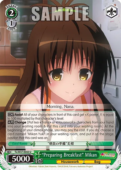 ""Preparing Breakfast"" Mikan
