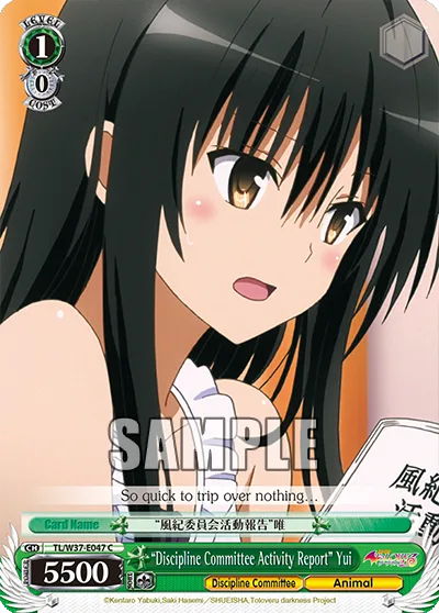 ""Discipline Committee Activity Report"" Yui
