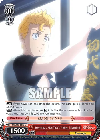 Becoming a Man That's Fitting, Takemichi