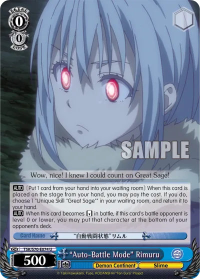 ""Auto-Battle Mode"" Rimuru