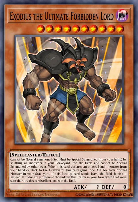 Exodius the Ultimate Forbidden Lord