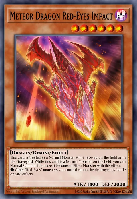 Meteor Dragon Red-Eyes Impact