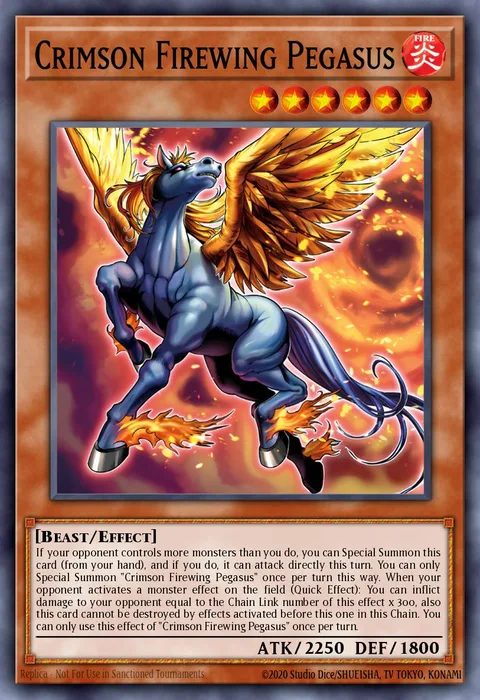 Crimson Firewing Pegasus