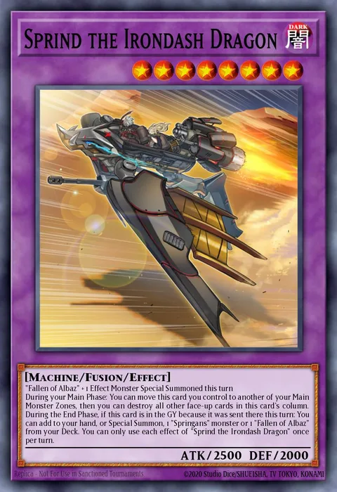 Sprind the Irondash Dragon