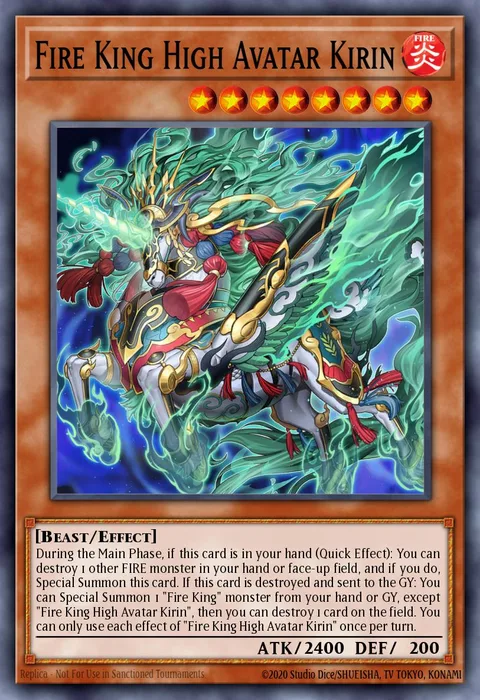 Fire King High Avatar Kirin