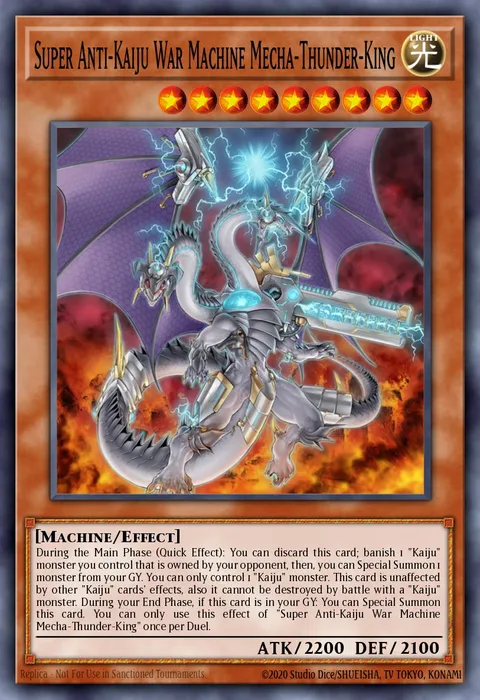 Super Anti-Kaiju War Machine Mecha-Thunder-King