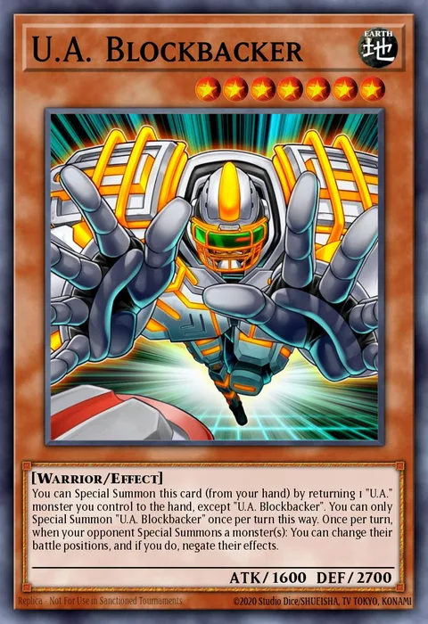 U.A. Blockbacker