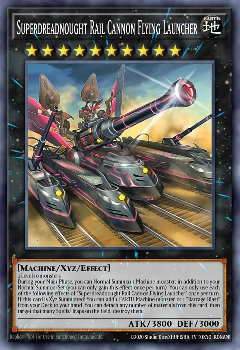 Superdreadnought Rail Cannon Flying Launcher