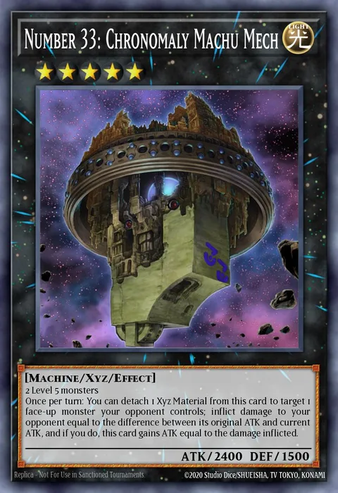 Number 33: Chronomaly Machu Mech