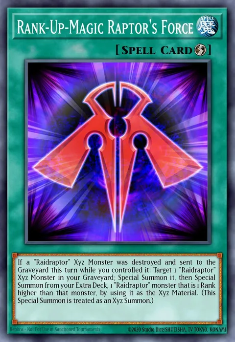 Rank-Up-Magic Raptor's Force