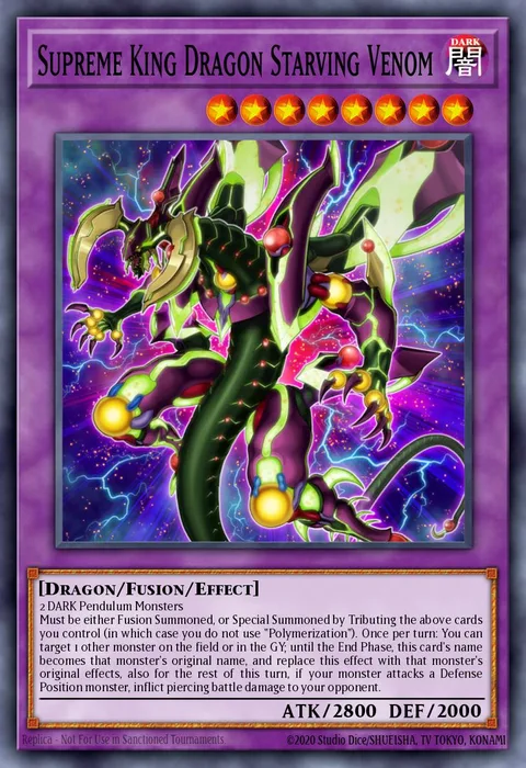 Supreme King Dragon Starving Venom
