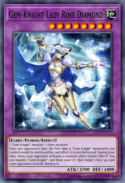 Gem-Knight Lady Rose Diamond