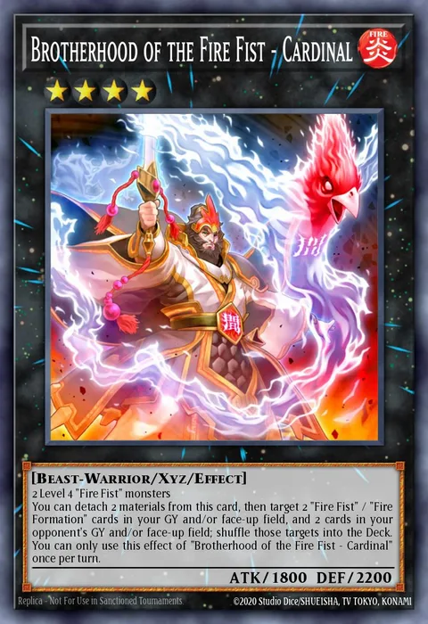 Brotherhood of the Fire Fist - Cardinal