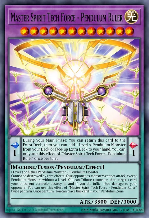 Master Spirit Tech Force - Pendulum Ruler