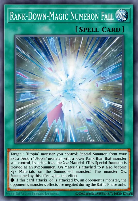 Rank-Down-Magic Numeron Fall