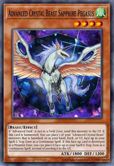 Advanced Crystal Beast Sapphire Pegasus