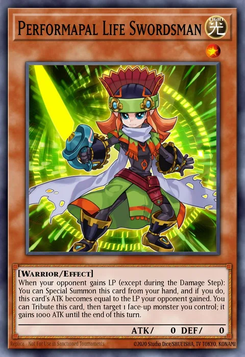Performapal Life Swordsman