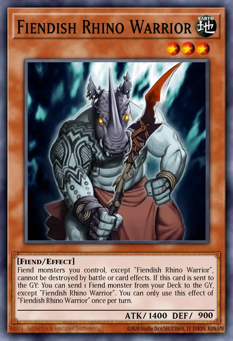 Fiendish Rhino Warrior