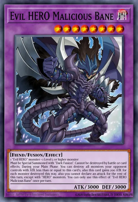 Evil HERO Malicious Bane
