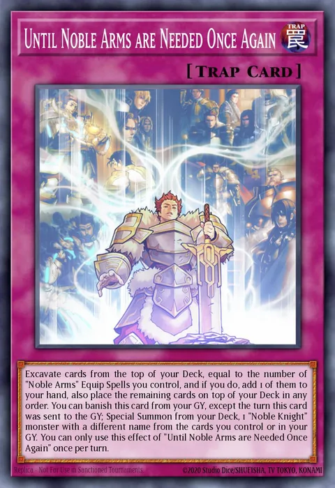 Until Noble Arms are Needed Once Again