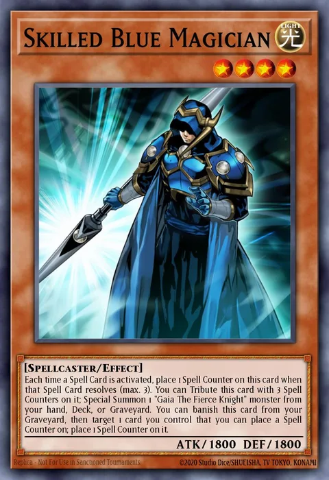 Skilled Blue Magician