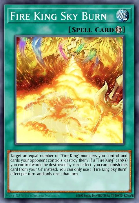 Fire King Sky Burn