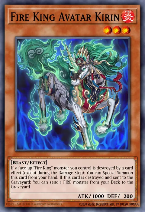 Fire King Avatar Kirin